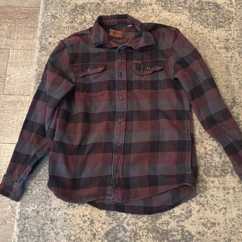 Orvis heavy shirt jacket